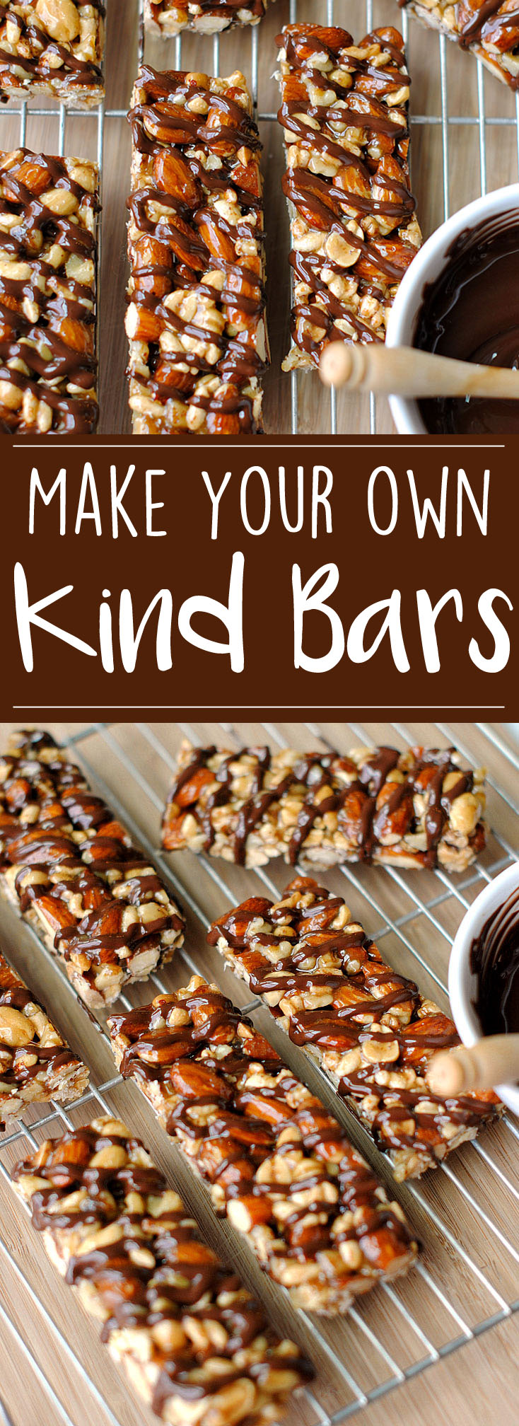 Now you can make your OWN delicious Dark Chocolate and Sea Salt KIND Bars at home that are healthier and much tastier with zero baking required!
