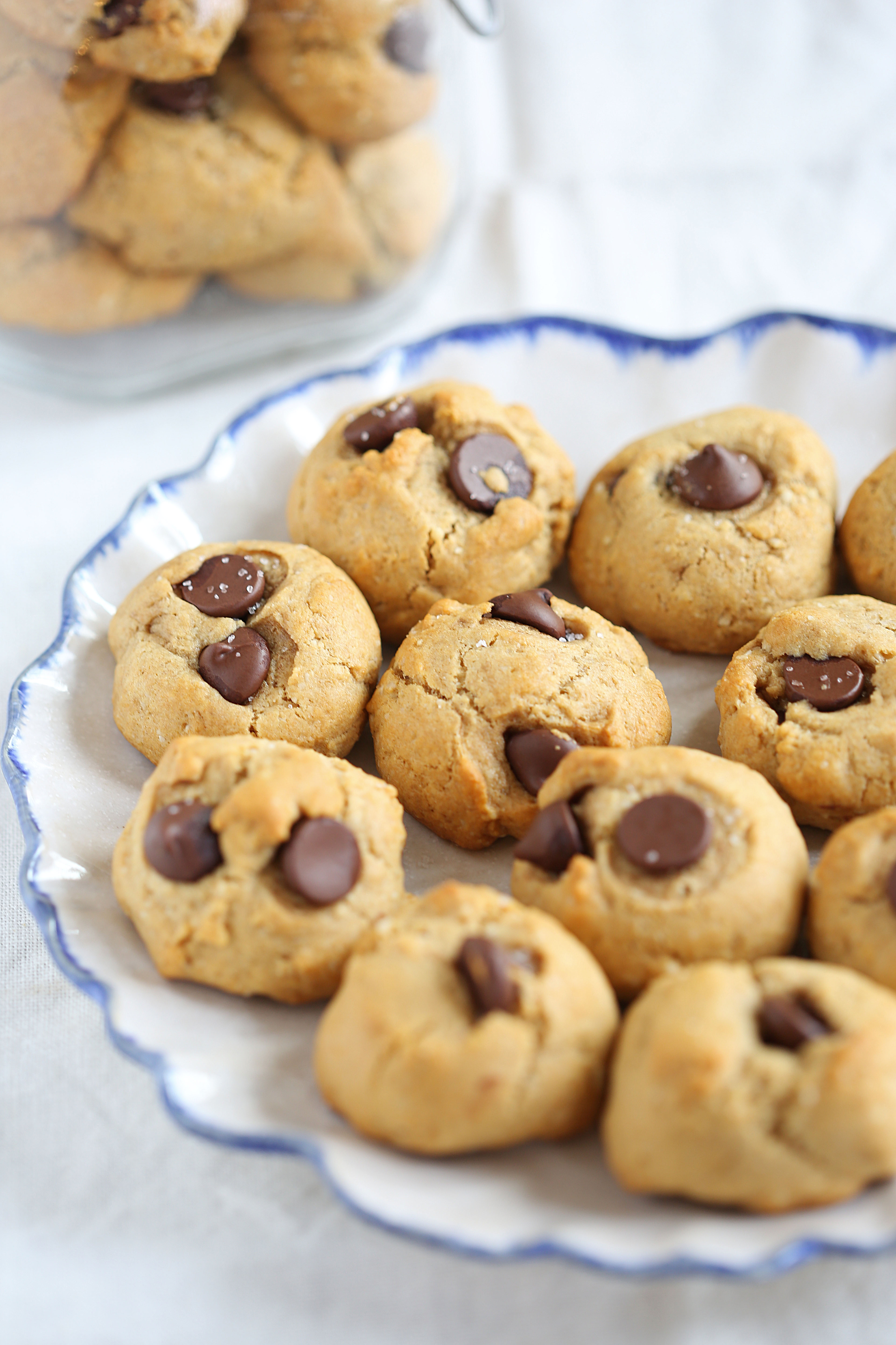 Healthy Chocolate Chip Cookies - Eat Yourself Skinny