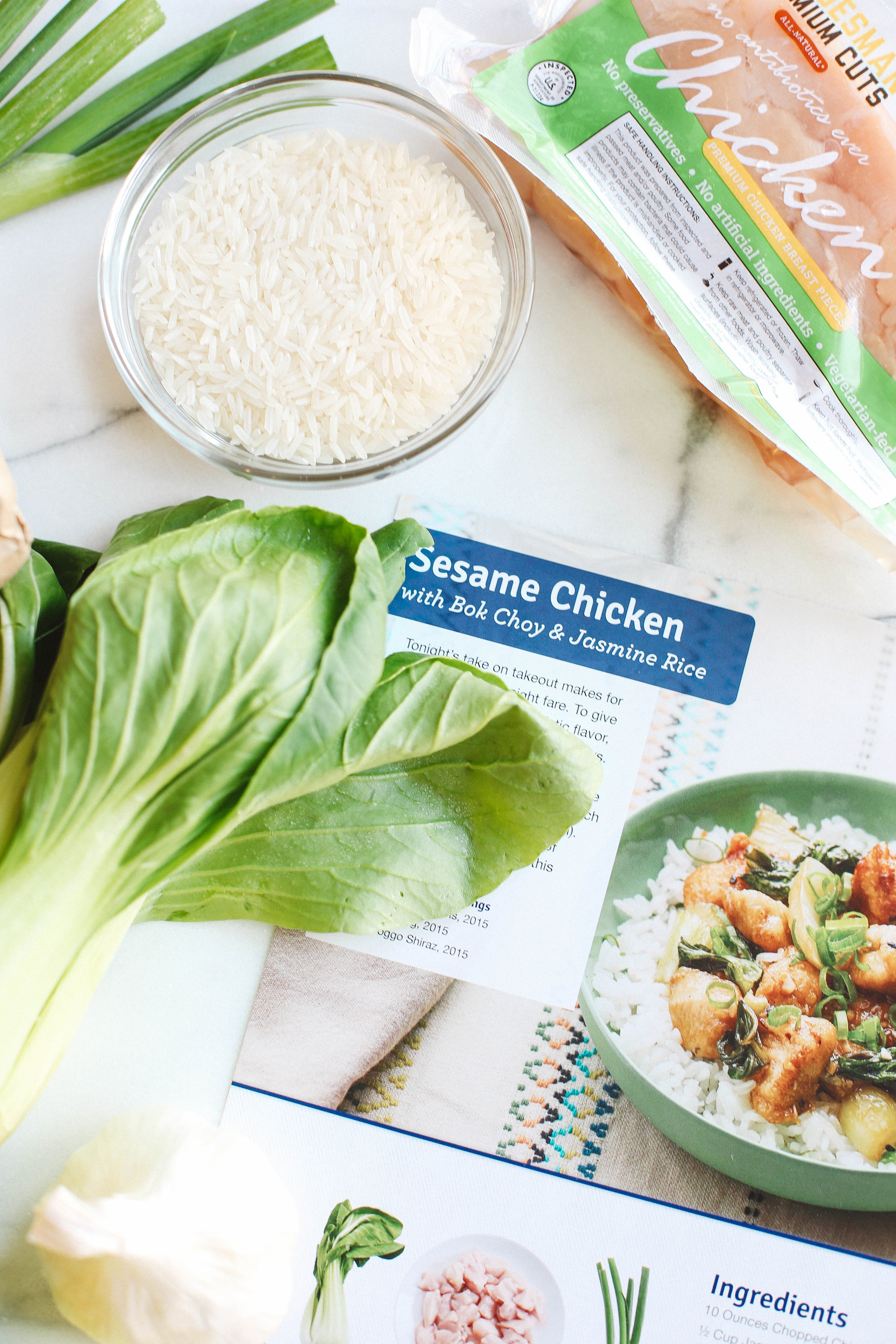 EASY Sesame Chicken with Blue Apron
