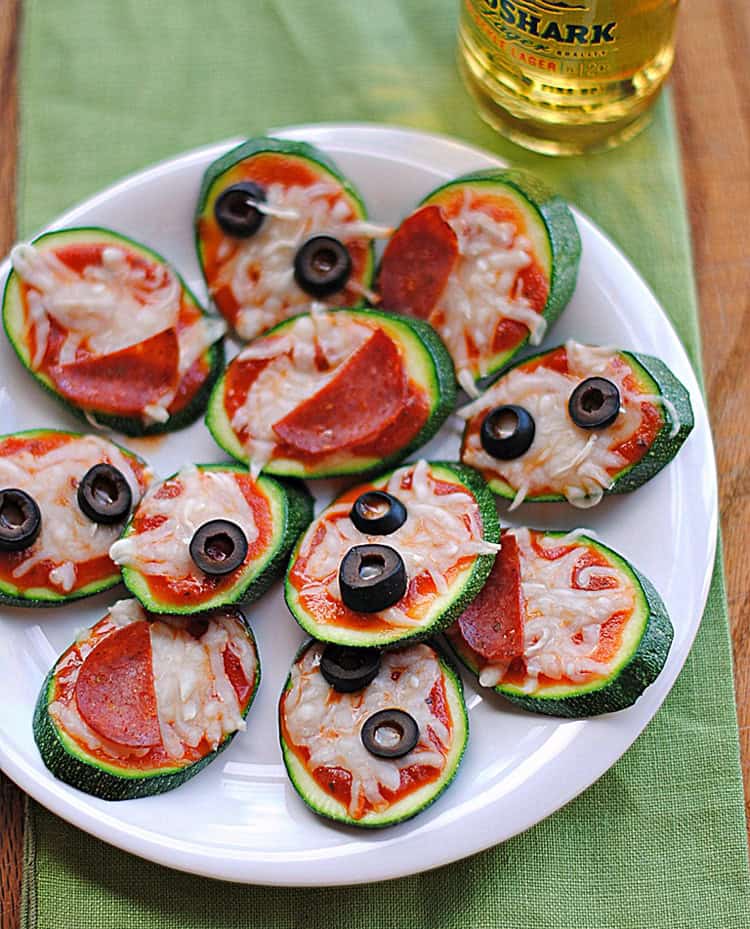 Mini Zucchini Pizzas