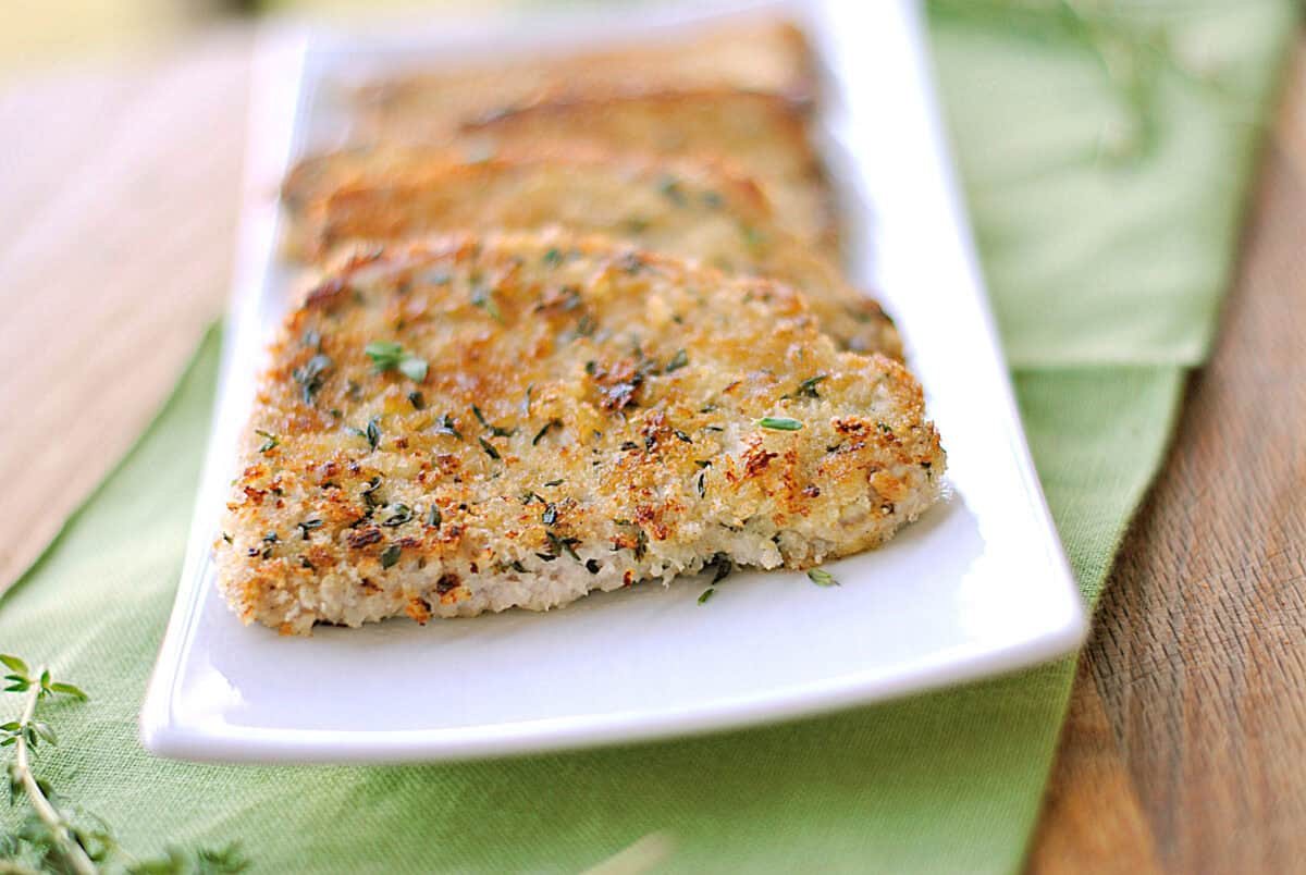Herb Crusted Pork Chops