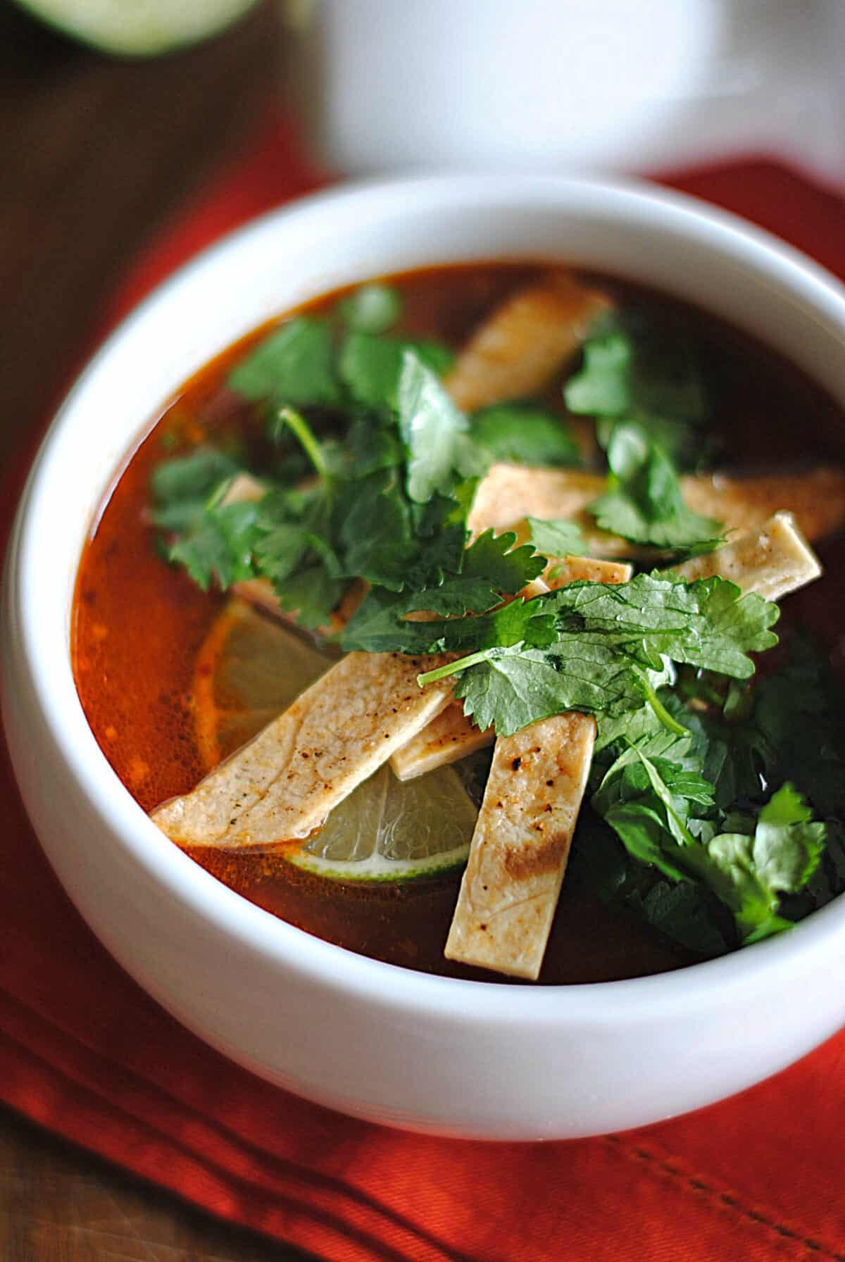 Chipotle Chicken Tortilla Soup