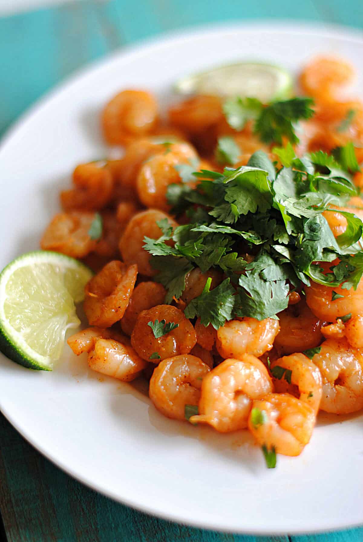 Spicy Shrimp with Cilantro and Lime