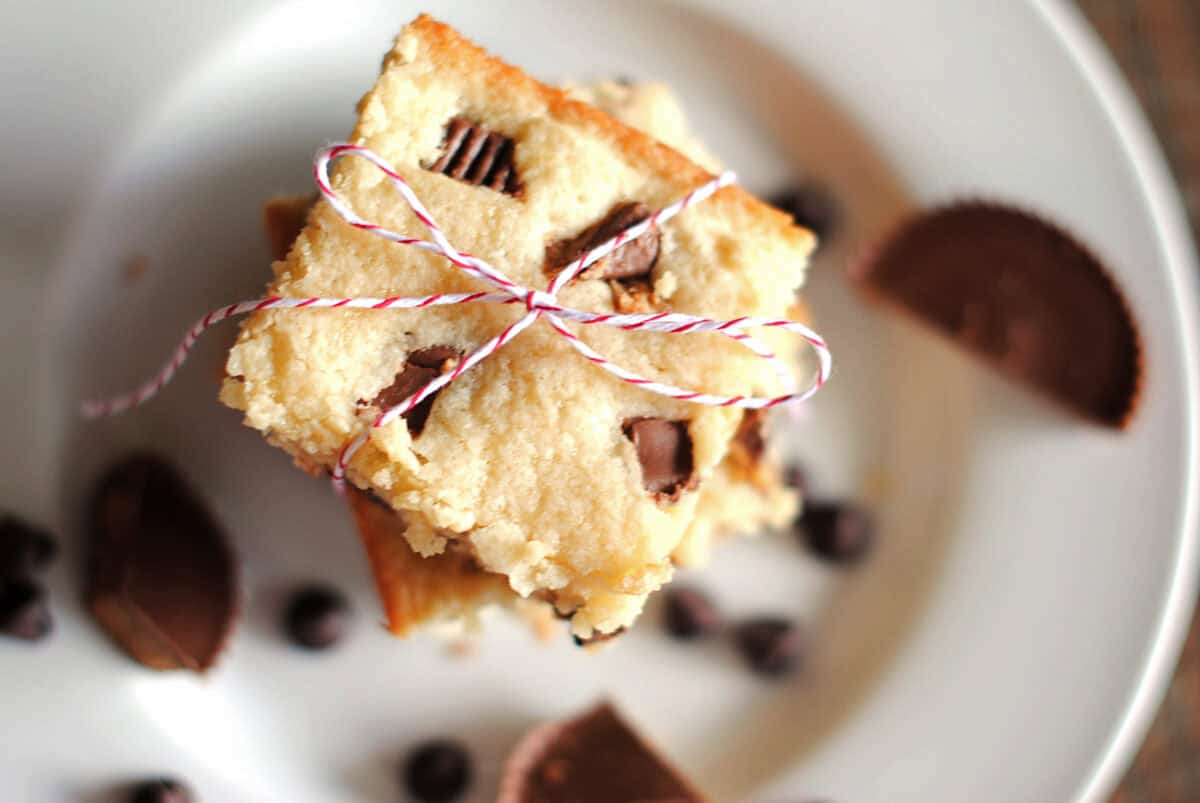 Peanut Butter Cup Blondies