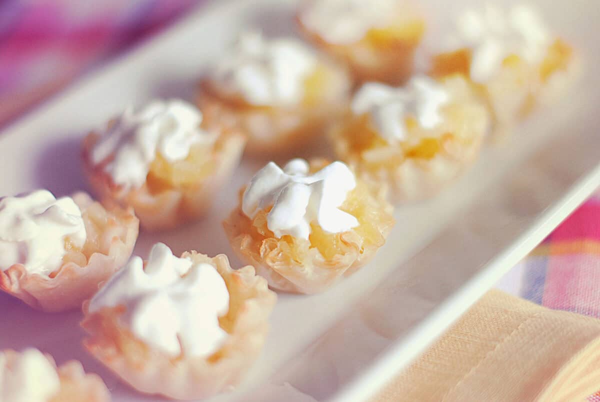 Mini Pineapple Tartlets
