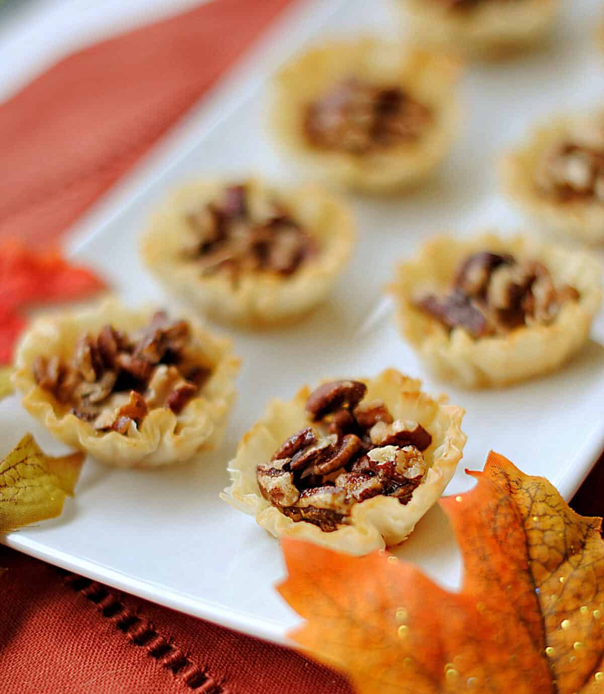 Mini Maple Pecan Pies