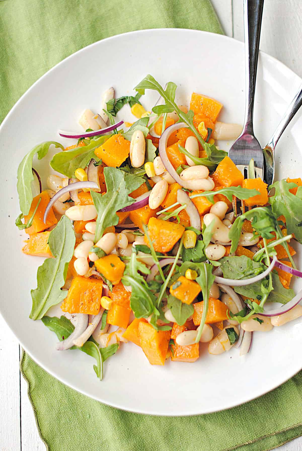 Butternut Squash and Arugula Salad