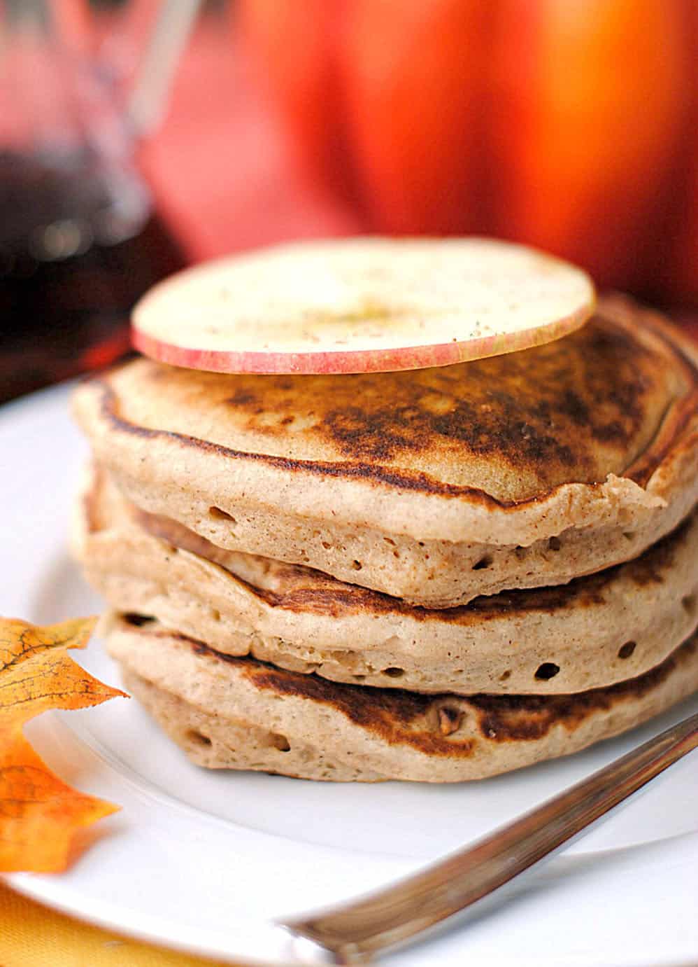 Gingerbread Apple Pancakes