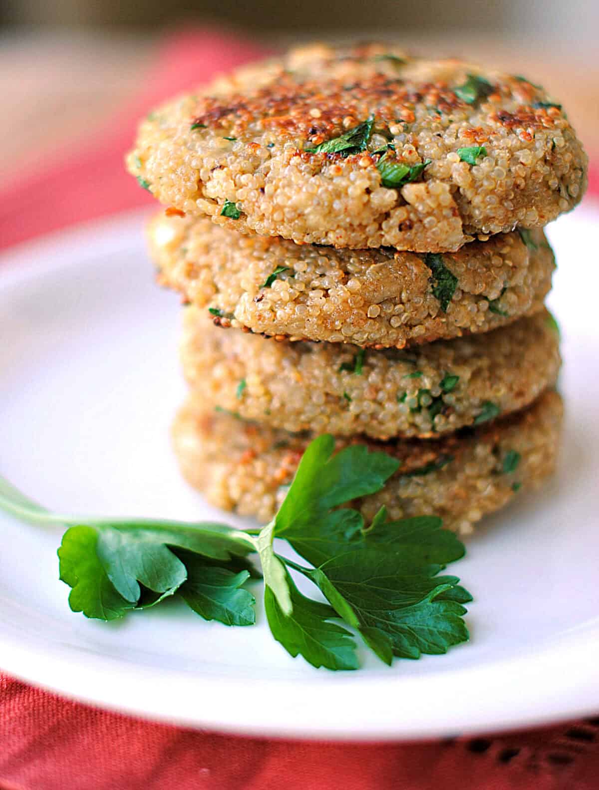 Spring Herb Quinoa Patties