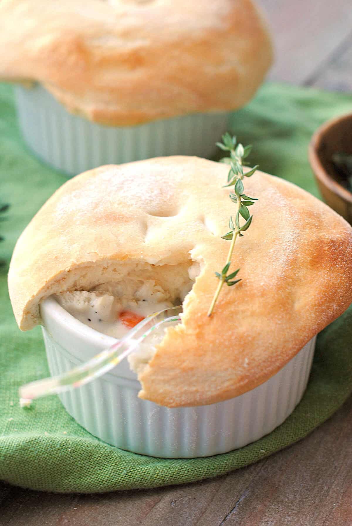 Skinny Chicken Pot Pies