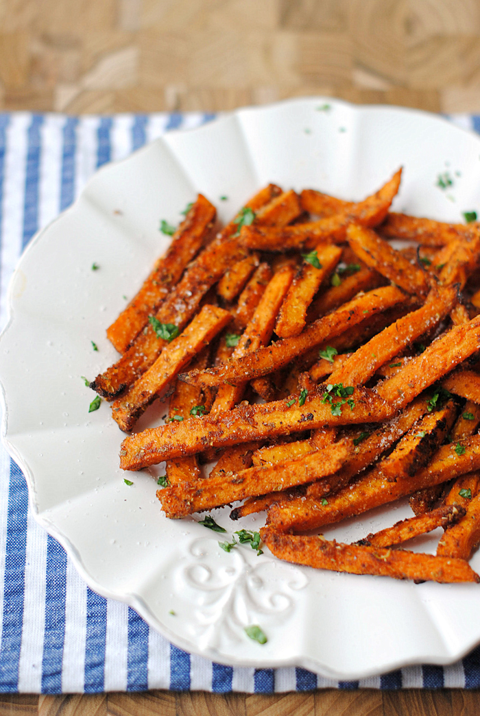 My FAVORITE Sweet and Spicy Sweet Potato Fries! | Eat Yourself Skinny