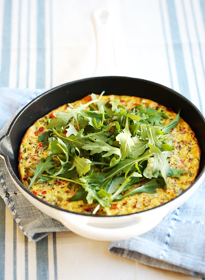 My Favorite Veggie Frittata! | Eat Yourself Skinny #cleaneating