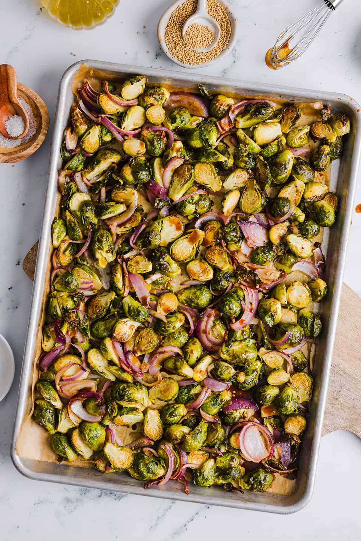 Balsamic Roasted Brussels Sprouts