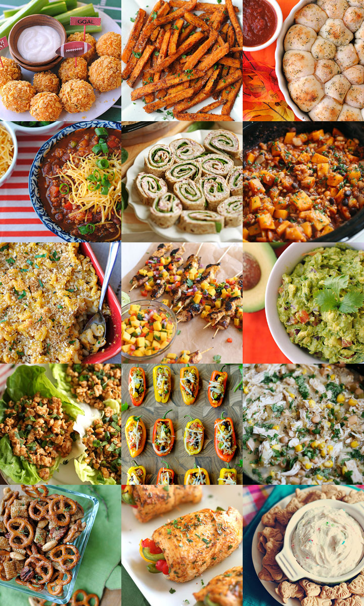 Kick off game day with 20 of my favorite HEALTHY recipes that are easy to throw together and are sure to please a big hungry crowd!