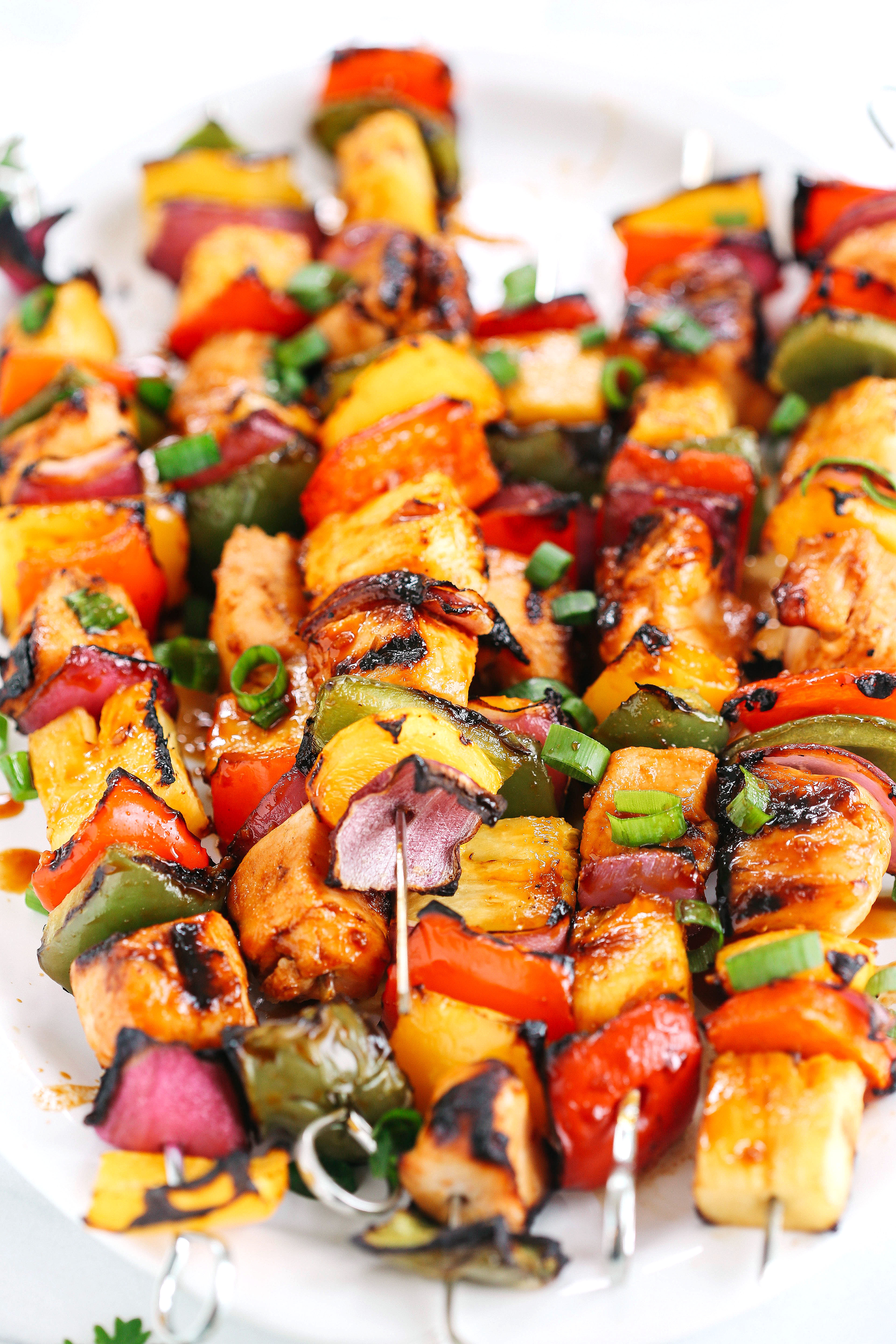 These Hawaiian Chicken Kabobs make the perfect summer meal that is easy, delicious and full of so much flavor!