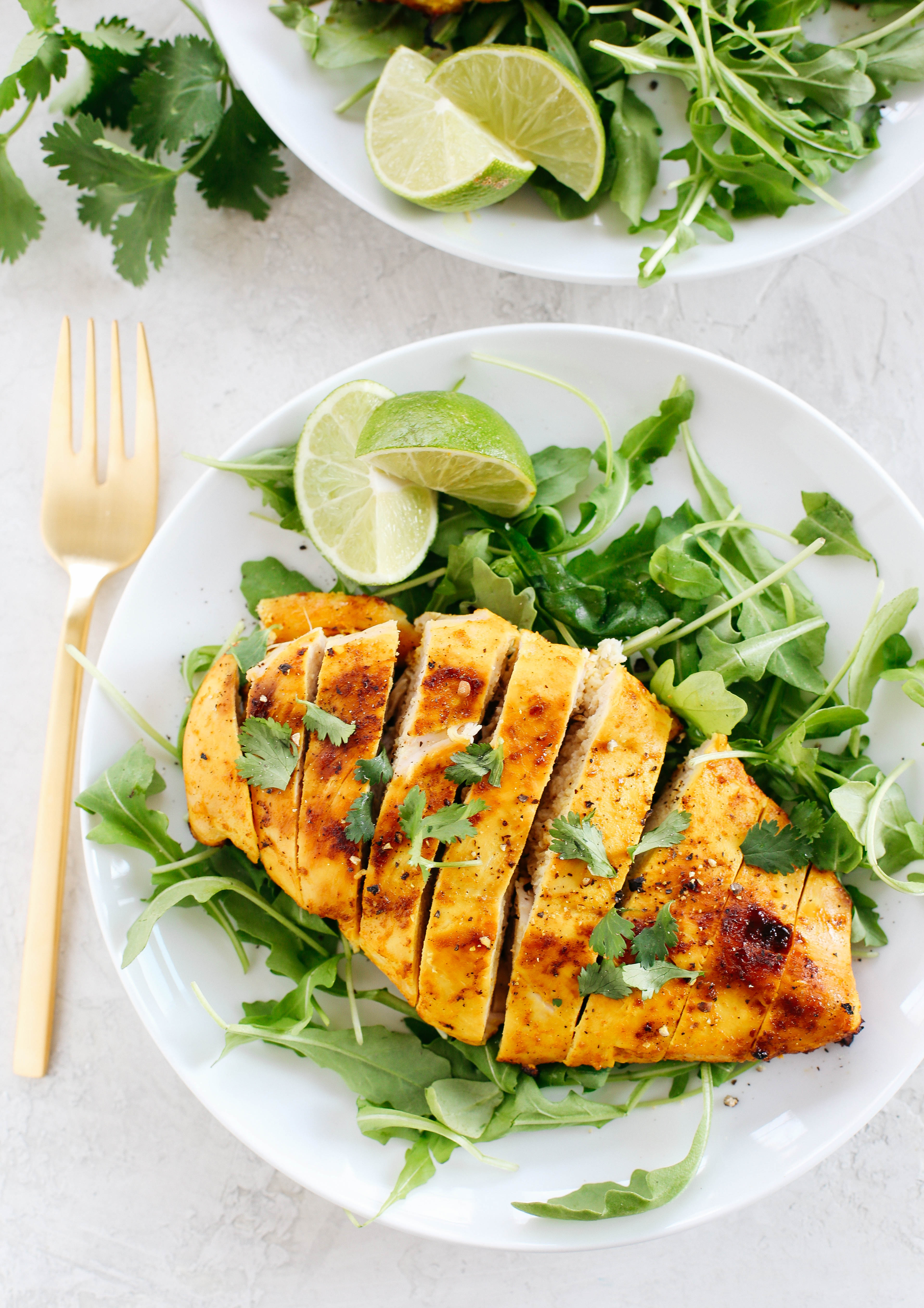 Marinated Turmeric Ginger Grilled Chicken (Whole 30, Paleo, Gluten Free, Dairy Free, Keto, Low Carb) #whole30 #keto #whole30approved