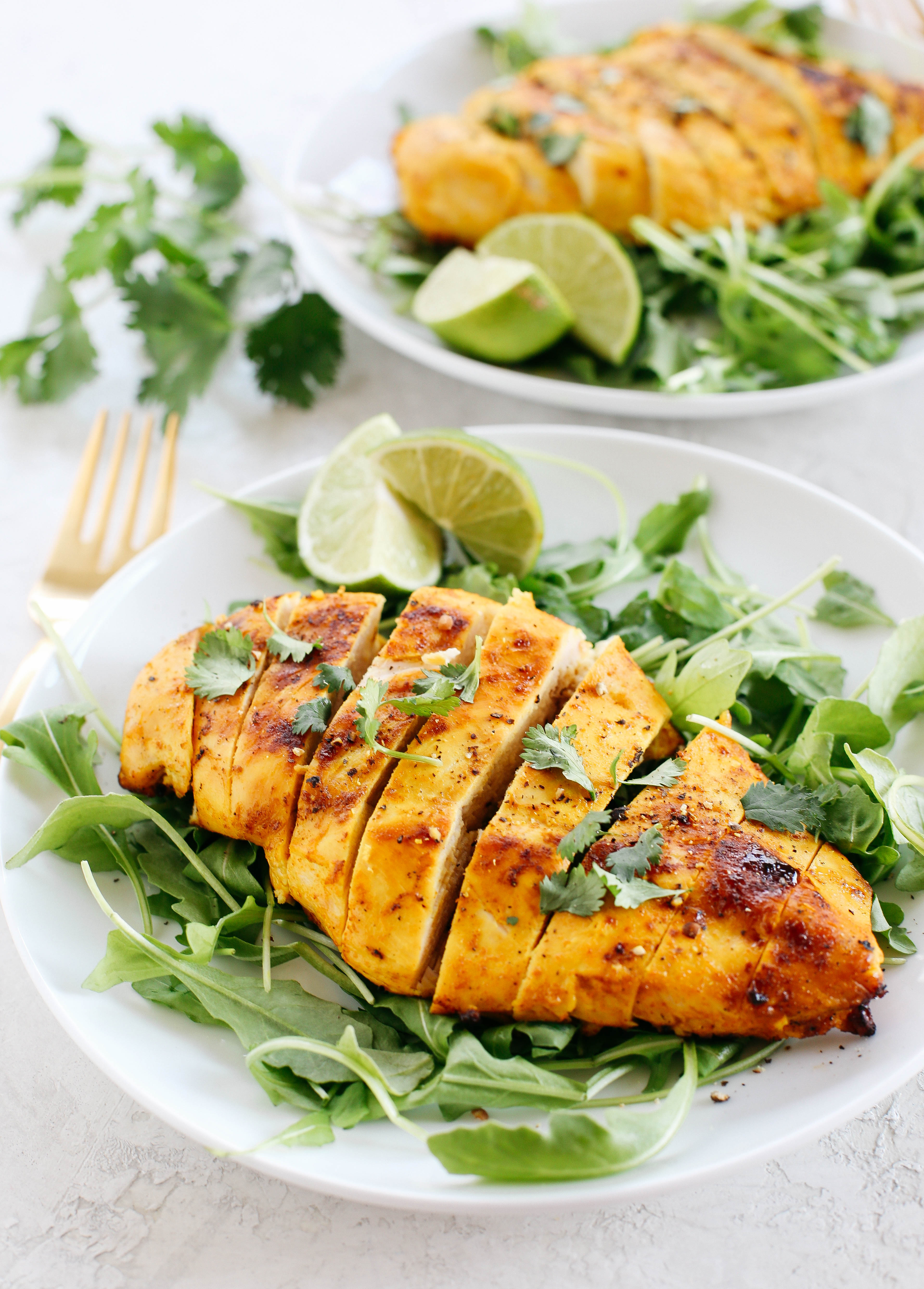 Marinated Turmeric Ginger Grilled Chicken (Whole 30, Paleo, Gluten Free, Dairy Free, Keto, Low Carb) #whole30 #keto #whole30approved
