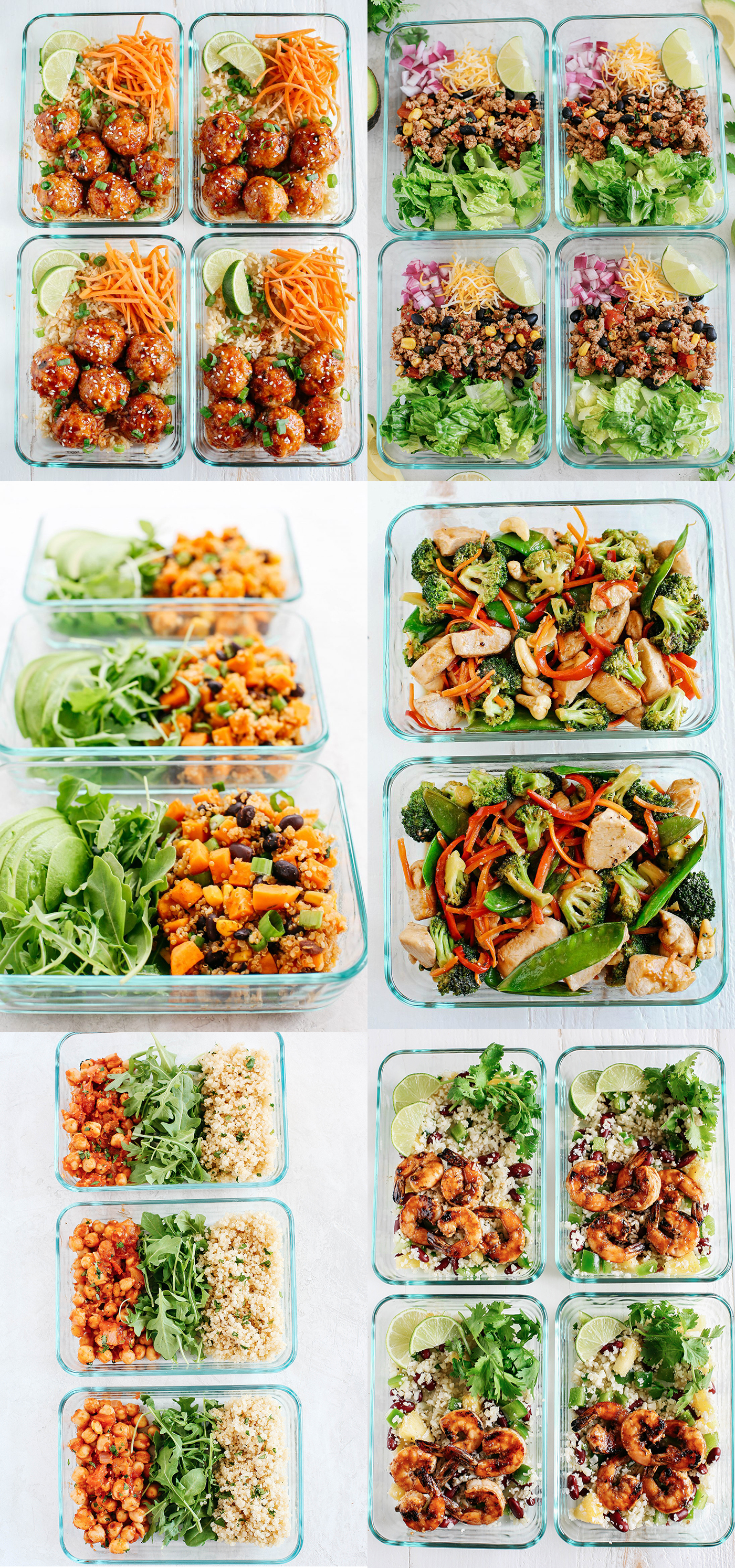 Quick and easy meal prep recipes that you can make ahead for the week that are healthy, delicious and all under 30 minutes!