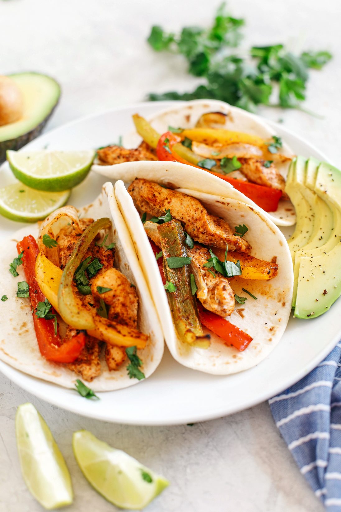 Sheet Pan Chicken Fajitas Eat Yourself Skinny