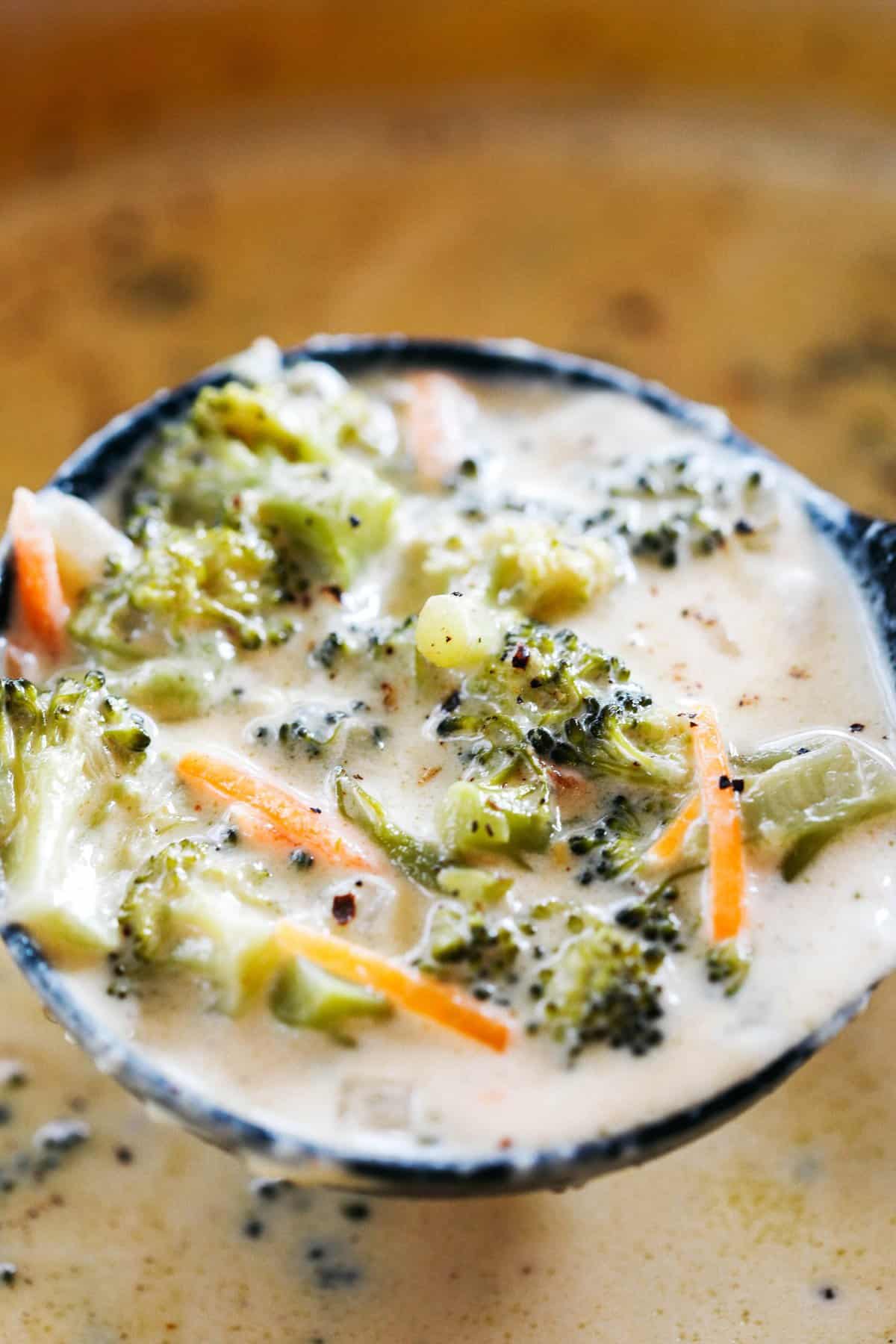 Creamy Broccoli Cheddar Soup