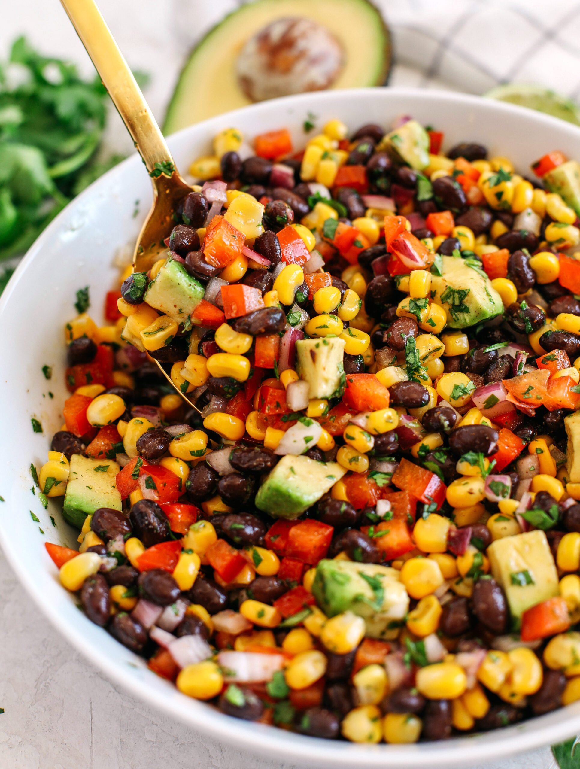 Black Bean and Corn Salad - Eat Yourself Skinny