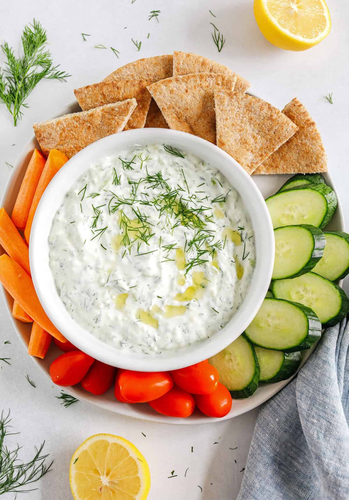 Homemade Tzatziki Sauce - Eat Yourself Skinny