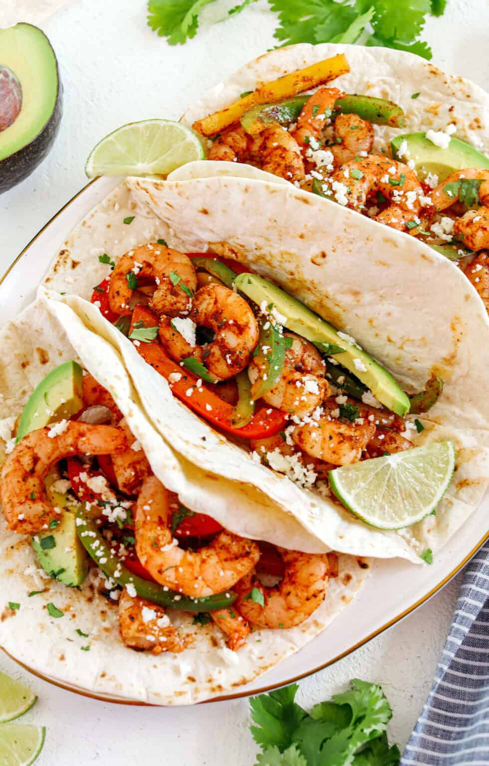 Sheet Pan Shrimp Fajitas Eat Yourself Skinny
