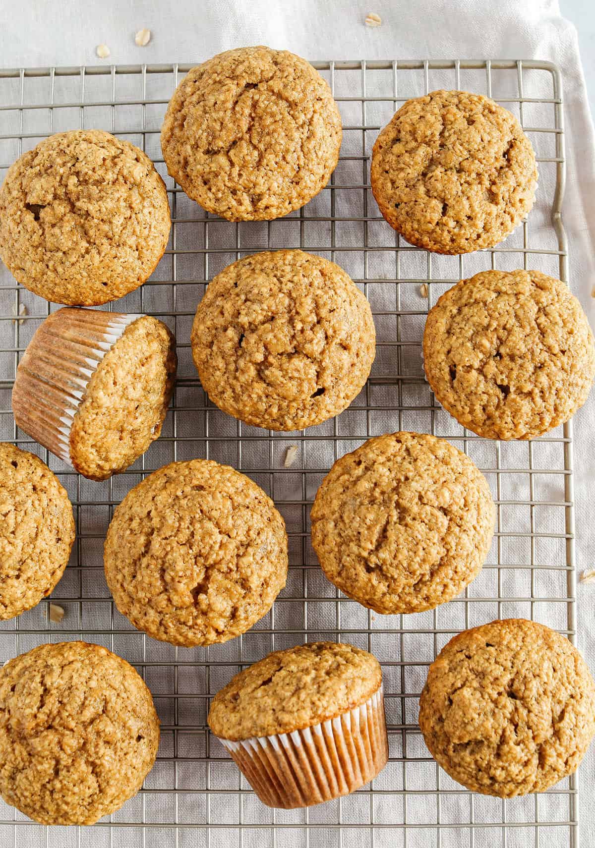 Healthy Banana Bran Muffins