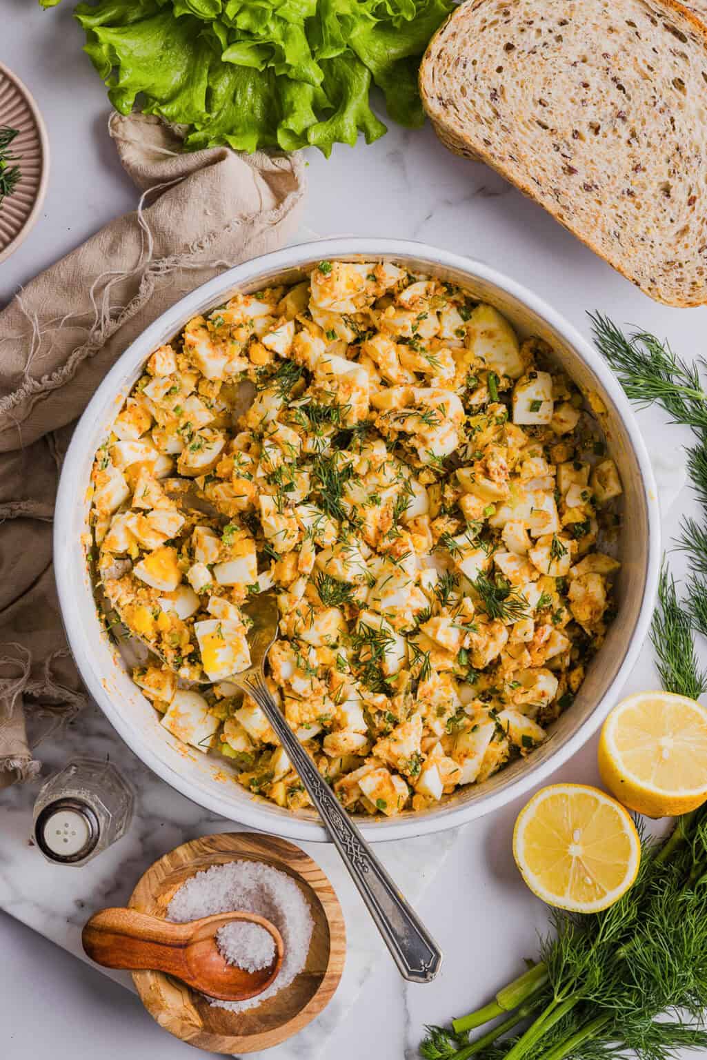 Healthy Egg Salad Recipe - Eat Yourself Skinny