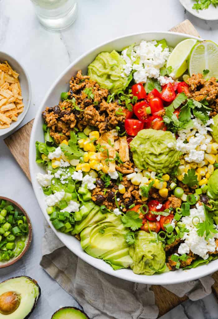 Healthy Taco Salad - Eat Yourself Skinny