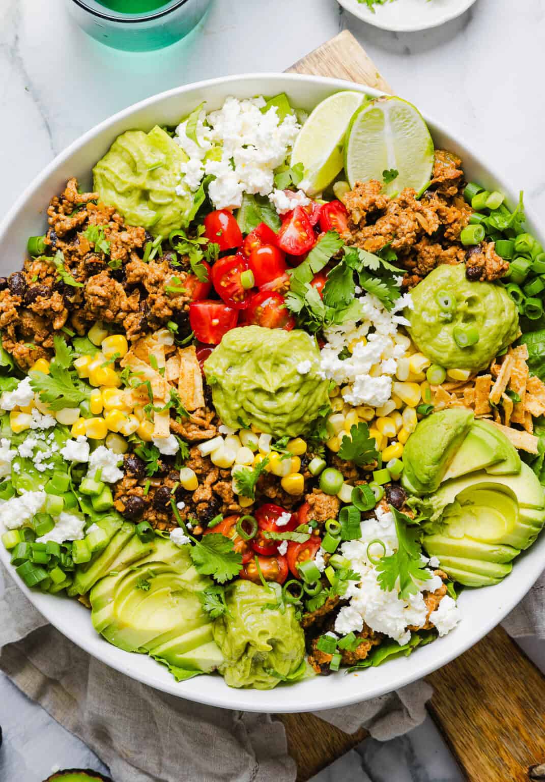 Healthy Taco Salad - Eat Yourself Skinny