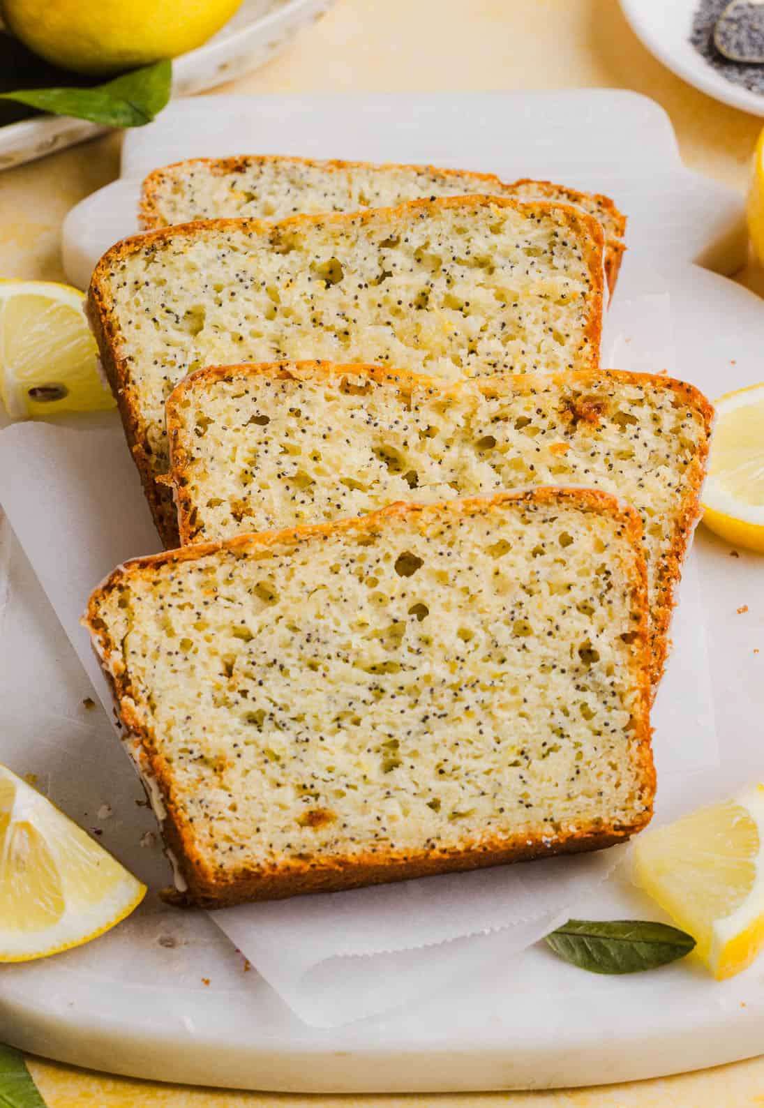 Healthy Lemon Poppy Seed Bread
