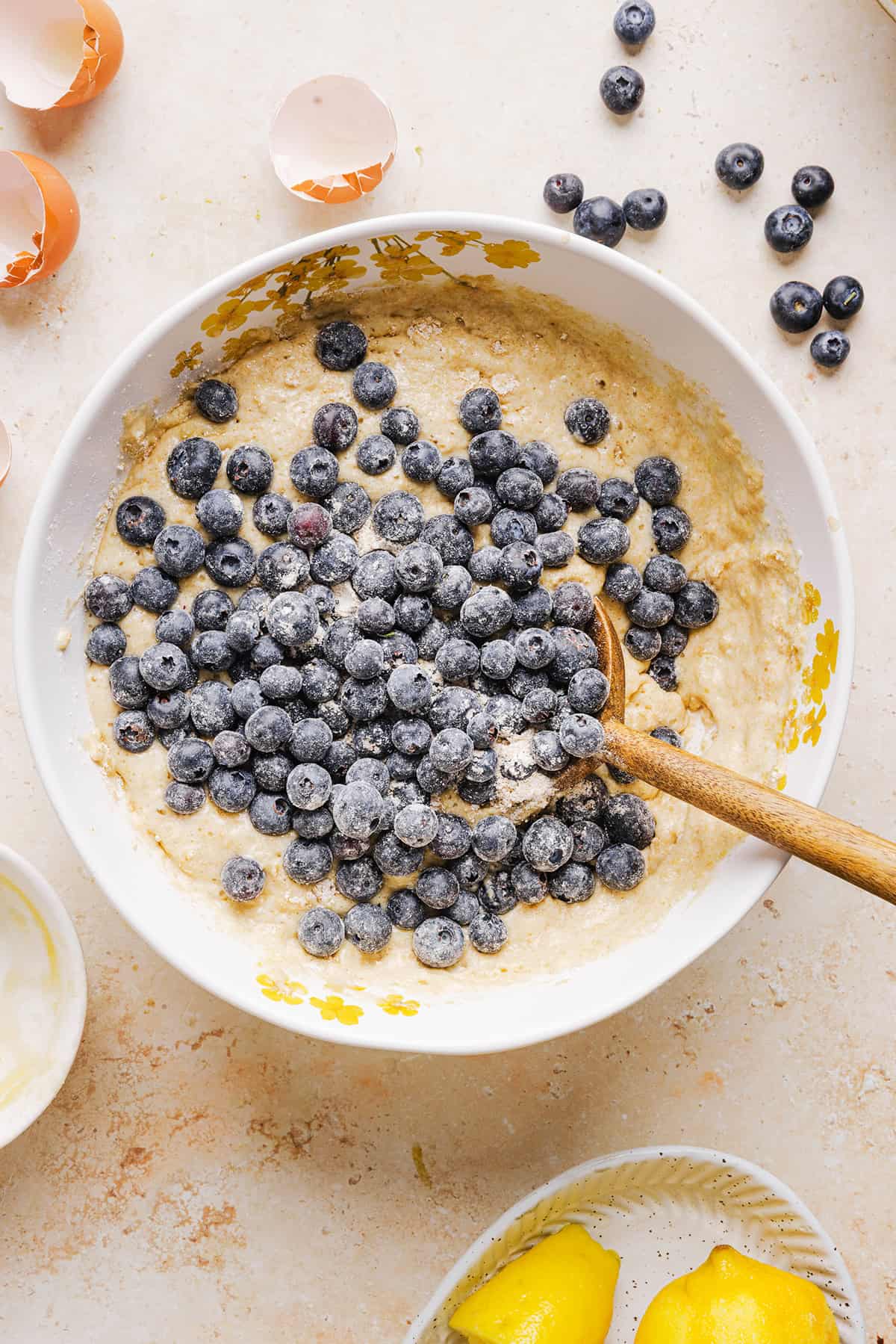These Lemon Blueberry Yogurt Muffins are soft, moist and bursting with fresh lemon flavor and juicy blueberries! Made with Greek yogurt and wholesome ingredients, they are perfect for breakfast, snacks or meal prep.