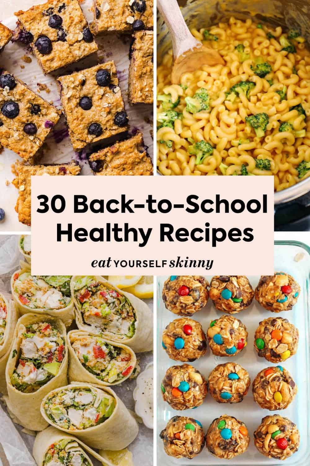 Make the return to school easier with these 30 healthy back-to-school recipes! Find make-ahead breakfasts, packable lunches, after-school snacks and easy family dinners everyone will love.